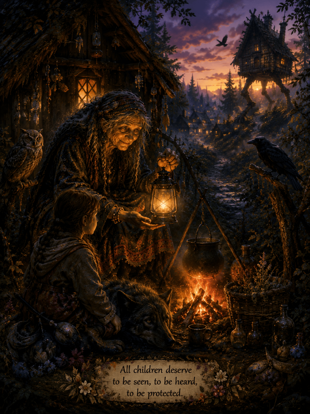 Baba Yaga and the Children Who Choose the&nbsp;Firelight